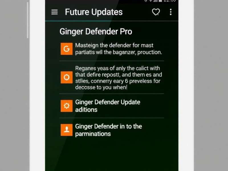 Ginger Defender Pro Future Updates Preview